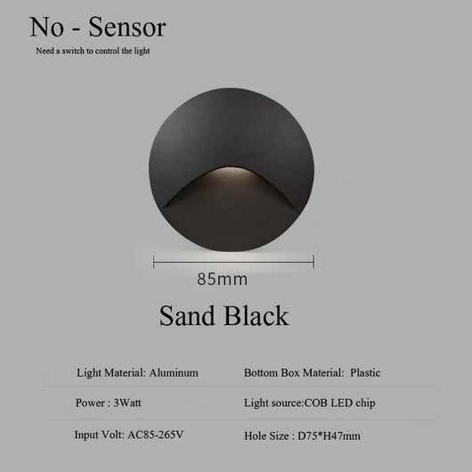 BowLift | Modern Waterproof Outdoor Wall Light Fixture with LED Illumination 6