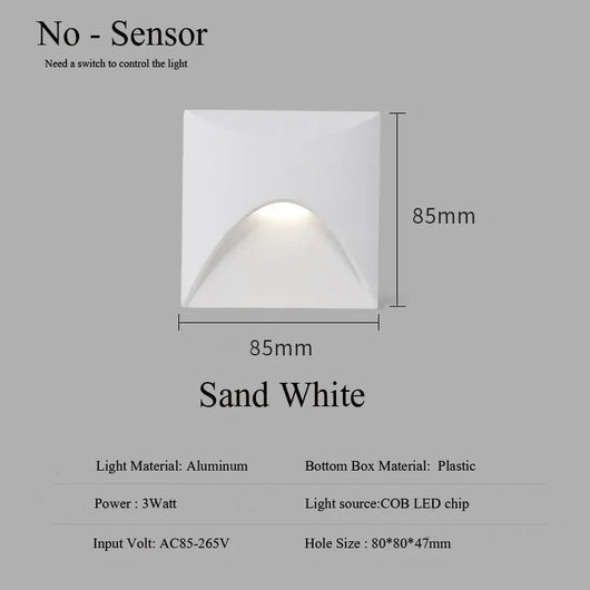 BowLift | Modern Waterproof Outdoor Wall Light Fixture with LED Illumination 7