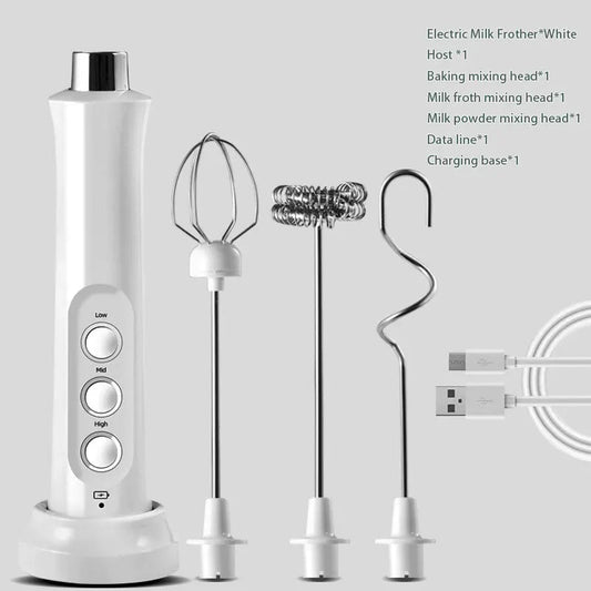 BowLift | Rechargeable High-Speed Stainless Steel Milk Frother 0
