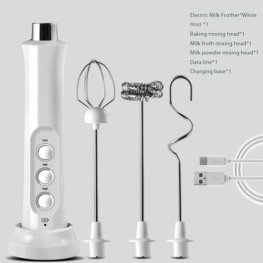 BowLift | Rechargeable High-Speed Stainless Steel Milk Frother 0