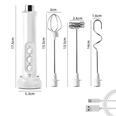 BowLift | Rechargeable High-Speed Stainless Steel Milk Frother 5