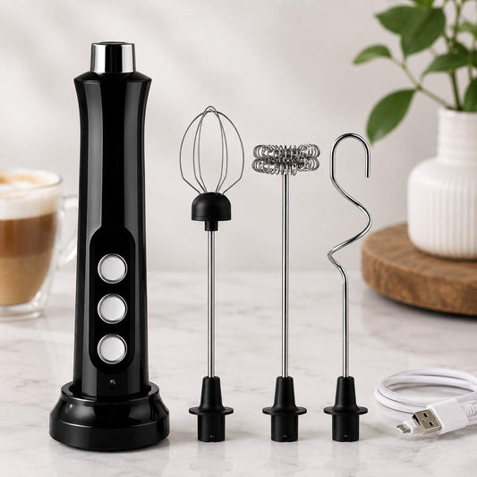 BowLift | Rechargeable High-Speed Stainless Steel Milk Frother 60