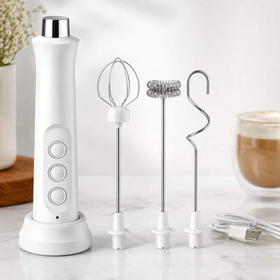 BowLift | Rechargeable High-Speed Stainless Steel Milk Frother 600