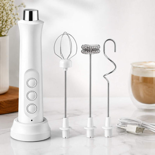 BowLift | Rechargeable High-Speed Stainless Steel Milk Frother 600