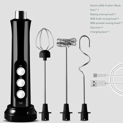 BowLift | Rechargeable High-Speed Stainless Steel Milk Frother 6