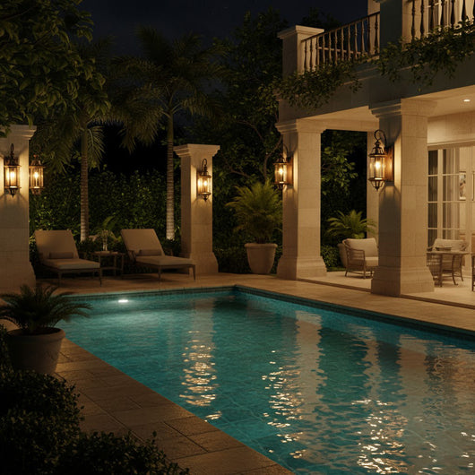 BrassElegance | Classic Durable Outdoor Wall Lamp for Elegant Gardens 5