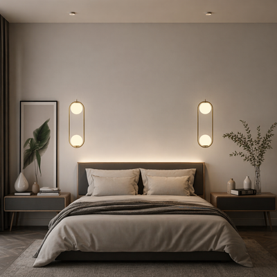 BrassSphere | Elegant Nordic Glass Pendant Light with Minimalist Design 5