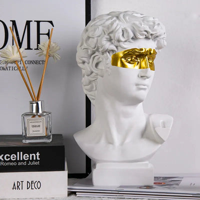 Bust Sculpture | Handcrafted Resin Modern Art Piece with Intricate Detail | Living Room Decor 1