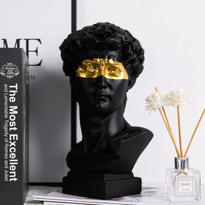 Bust Sculpture | Handcrafted Resin Modern Art Piece with Intricate Detail | Living Room Decor 4