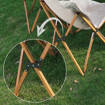 Camping Chair | Durable Oxford Fabric | Foldable Design with Backrest | Ideal for Outdoor Use 7