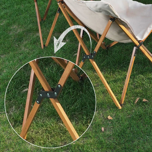 Camping Chair | Durable Oxford Fabric | Foldable Design with Backrest | Ideal for Outdoor Use 7