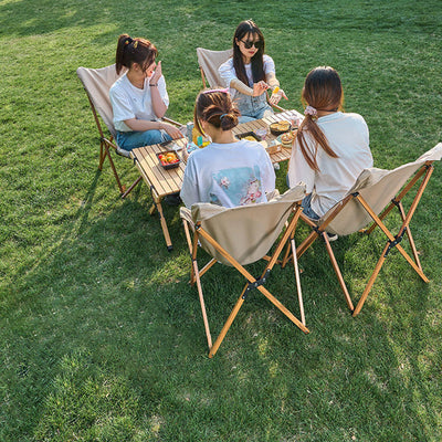 Camping Chair | Durable Oxford Fabric | Foldable Design with Backrest | Ideal for Outdoor Use 9