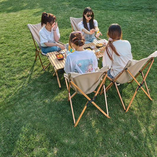 Camping Chair | Durable Oxford Fabric | Foldable Design with Backrest | Ideal for Outdoor Use 9