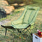 Camping Chair | Fabric & Carbon Steel | Adjustable Reclining & Detachable Footrest | Outdoor Relaxation