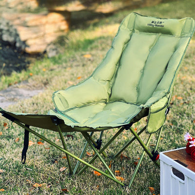 Camping Chair | Fabric & Carbon Steel | Adjustable Reclining & Detachable Footrest | Outdoor Relaxation 4