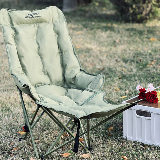 Camping Chair | Fabric & Carbon Steel | Adjustable Reclining & Detachable Footrest | Outdoor Relaxation 6