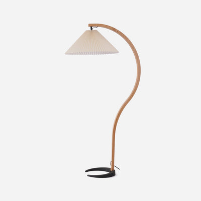 Caprani | Modern Scandinavian Beech Wood Floor Lamp for Living Room 10