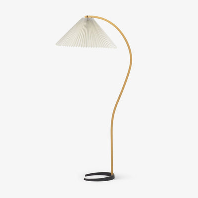 Caprani | Modern Scandinavian Beech Wood Floor Lamp for Living Room 1