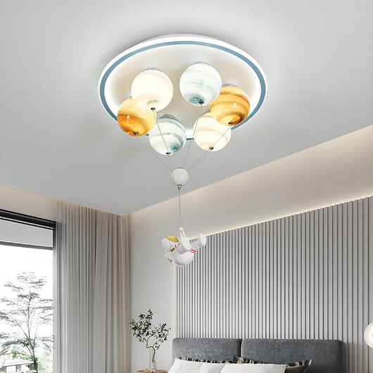 CelestialGlow | Creative Colorful Flush Mount Ceiling Light for Kids 4