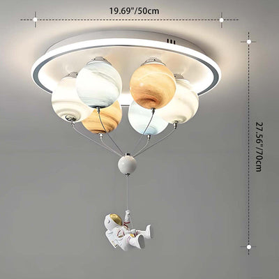 CelestialGlow | Creative Colorful Flush Mount Ceiling Light for Kids 5