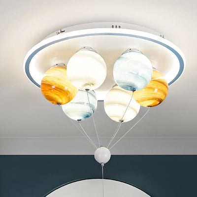 CelestialGlow | Creative Colorful Flush Mount Ceiling Light for Kids 6