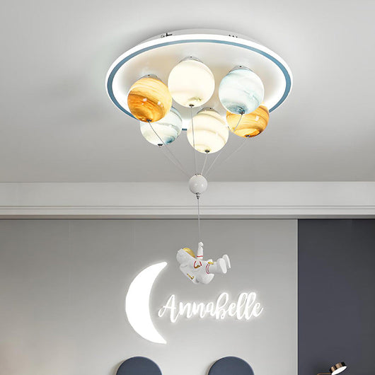 CelestialGlow | Creative Colorful Flush Mount Ceiling Light for Kids 7