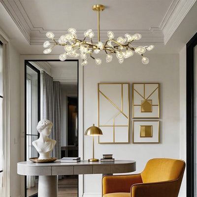 CelestialGlow | Modern Adjustable 27-Light Metal Pendant Light Fixture 10