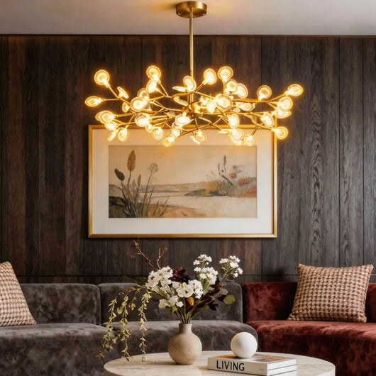 CelestialGlow | Modern Adjustable 27-Light Metal Pendant Light Fixture 11