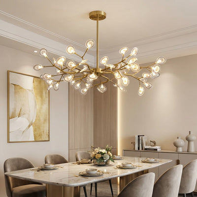 CelestialGlow | Modern Adjustable 27-Light Metal Pendant Light Fixture 1