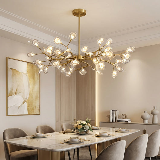 CelestialGlow | Modern Adjustable 27-Light Metal Pendant Light Fixture 1