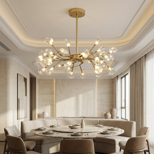 CelestialGlow | Modern Adjustable 27-Light Metal Pendant Light Fixture 2