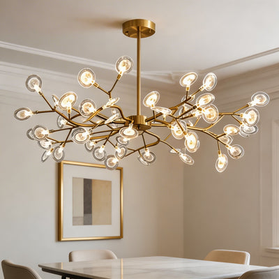 CelestialGlow | Modern Adjustable 27-Light Metal Pendant Light Fixture 4