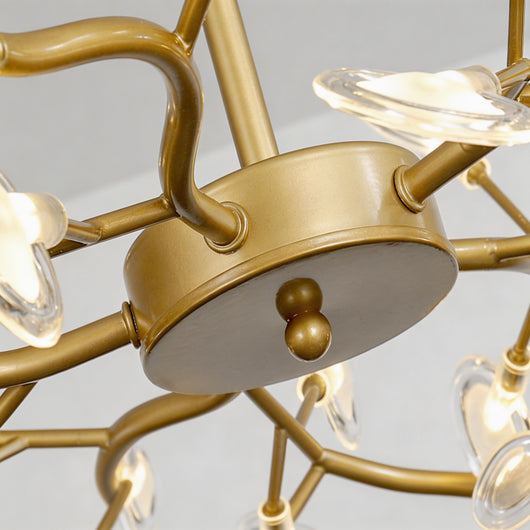 CelestialGlow | Modern Adjustable 27-Light Metal Pendant Light Fixture 5