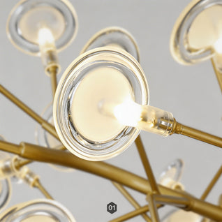 CelestialGlow | Modern Adjustable 27-Light Metal Pendant Light Fixture