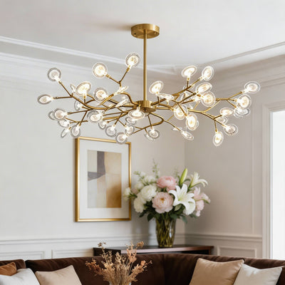 CelestialGlow | Modern Adjustable 27-Light Metal Pendant Light Fixture 8
