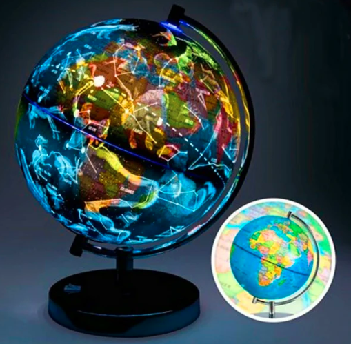 CelestialSphere | Elegant LED Floating Globe Night Light with Constellation Map 1