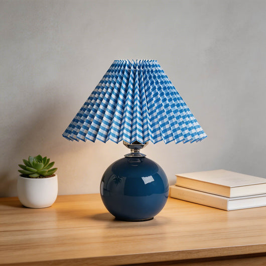 CeramicAura | Elegant Vintage Table Lamp with E27 LED Bulb for Bedroom and Living Room 7