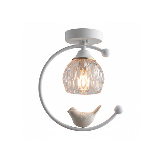 Ceramic Aura | Elegant Modern Flush Mount Ceiling Light Fixture 12