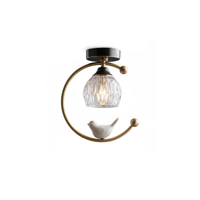 Ceramic Aura | Elegant Modern Flush Mount Ceiling Light Fixture 1