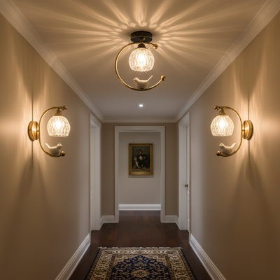 Ceramic Aura | Elegant Modern Flush Mount Ceiling Light Fixture 3