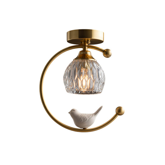 Ceramic Aura | Elegant Modern Flush Mount Ceiling Light Fixture 9