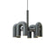 CircusAura | Elegant Modern Chandelier Light with Unique Glass Design + Energy Efficient