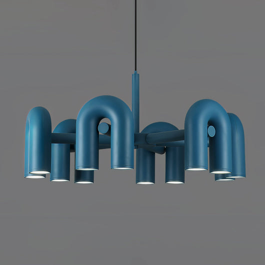 CircusAura | Elegant Modern Chandelier Light with Unique Glass Design + Energy Efficient 11