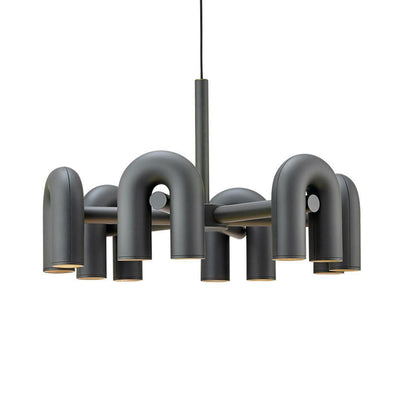CircusAura | Elegant Modern Chandelier Light with Unique Glass Design + Energy Efficient 13