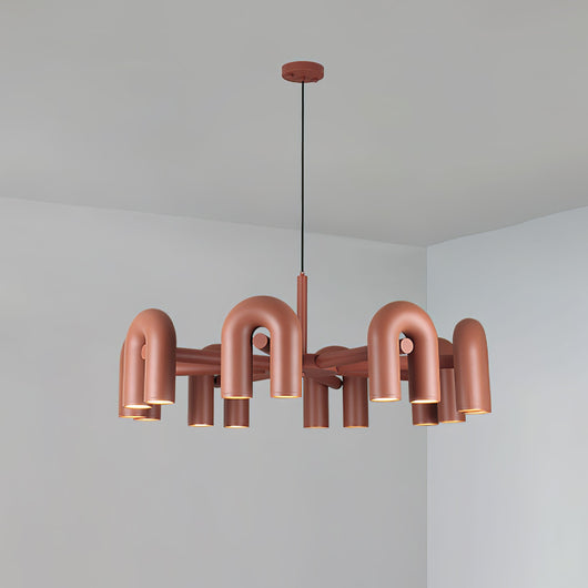 CircusAura | Elegant Modern Chandelier Light with Unique Glass Design + Energy Efficient 21