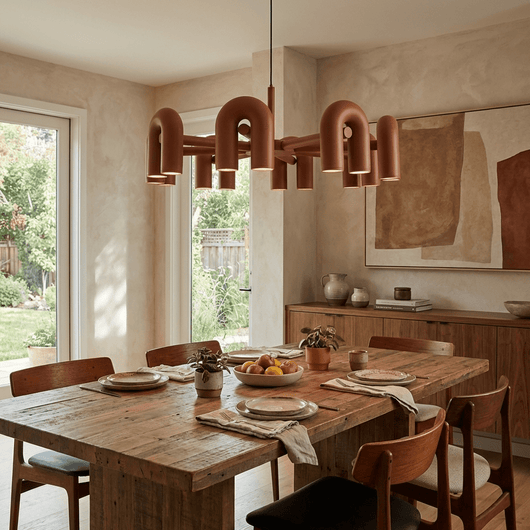 CircusAura | Elegant Modern Chandelier Light with Unique Glass Design + Energy Efficient 3