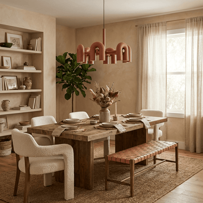 CircusAura | Elegant Modern Chandelier Light with Unique Glass Design + Energy Efficient 4