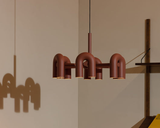 CircusAura | Elegant Modern Chandelier Light with Unique Glass Design + Energy Efficient 7