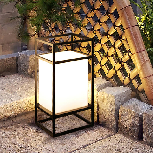 Cleo Lantern | Modern Weatherproof Outdoor Table Lamp for Stylish Illumination 3