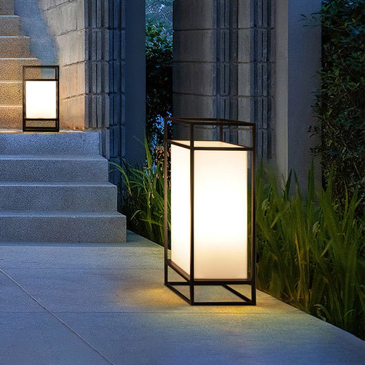 Cleo Lantern | Modern Weatherproof Outdoor Table Lamp for Stylish Illumination 5